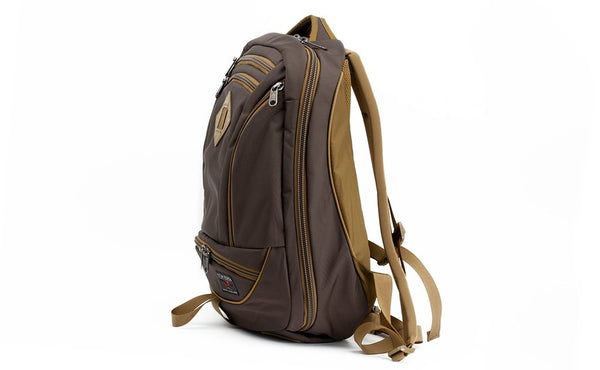 A profile shot of the Guide's Edition Synik 22 in Ursa (brown-grey) 525 Ballistic.